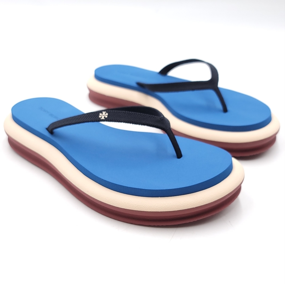 Tory Burch Layered Flip-Flop- Webbing